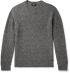 A.P.C. - Diego Mélange Wool-Blend Sweater - Gray