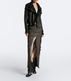 Rick Owens Leather biker jacket