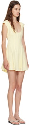 GUIZIO Yellow Leila Minidress