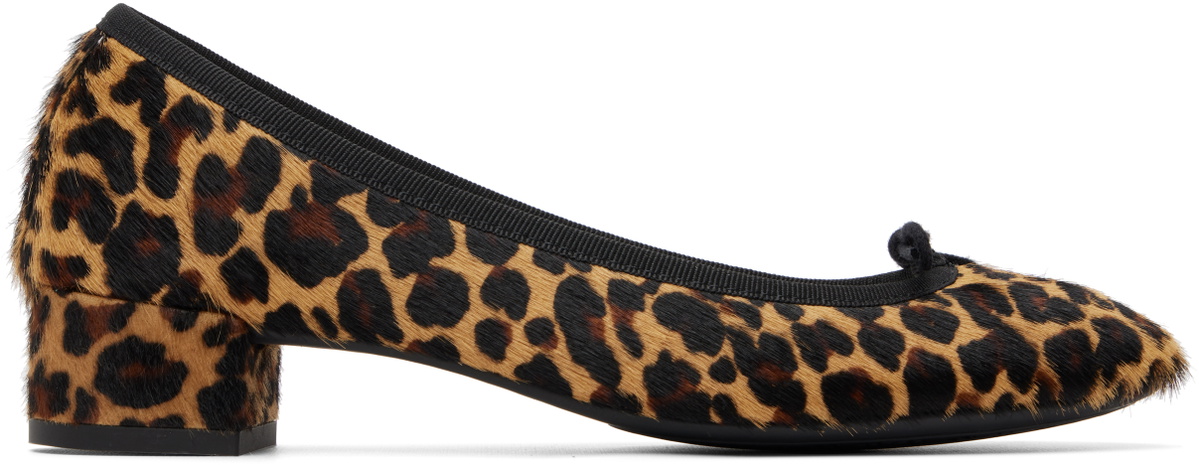 Repetto Brown Camille Rubber-Sole Heels