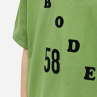 Bode Men's Flocked T-Shirt in Green