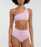 Off-White - Logo one-shoulder bikini