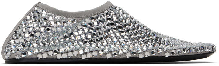 Photo: Christopher Esber Silver Minette Bezeled Flats