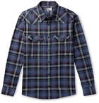 Isabel Marant - Pitt Checked Cotton-Flannel Shirt - Blue