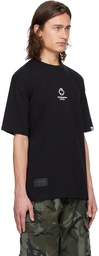 AAPE by A Bathing Ape Black Patch T-Shirt