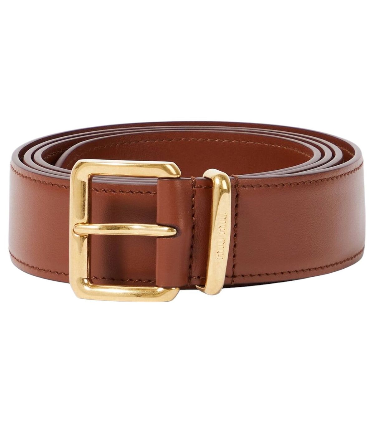 デパート 送料無料 Miu Miu Leather Miu Miu belt 小物