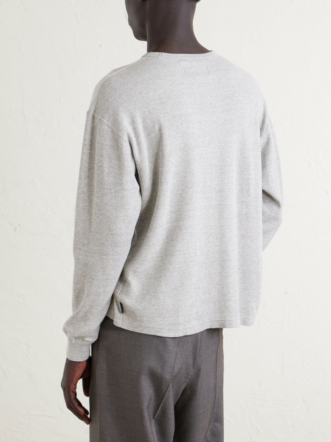 Neighborhood - Cotton-Jersey Sweater - Gray
