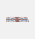 Les-Ottomans Ikat glass tray