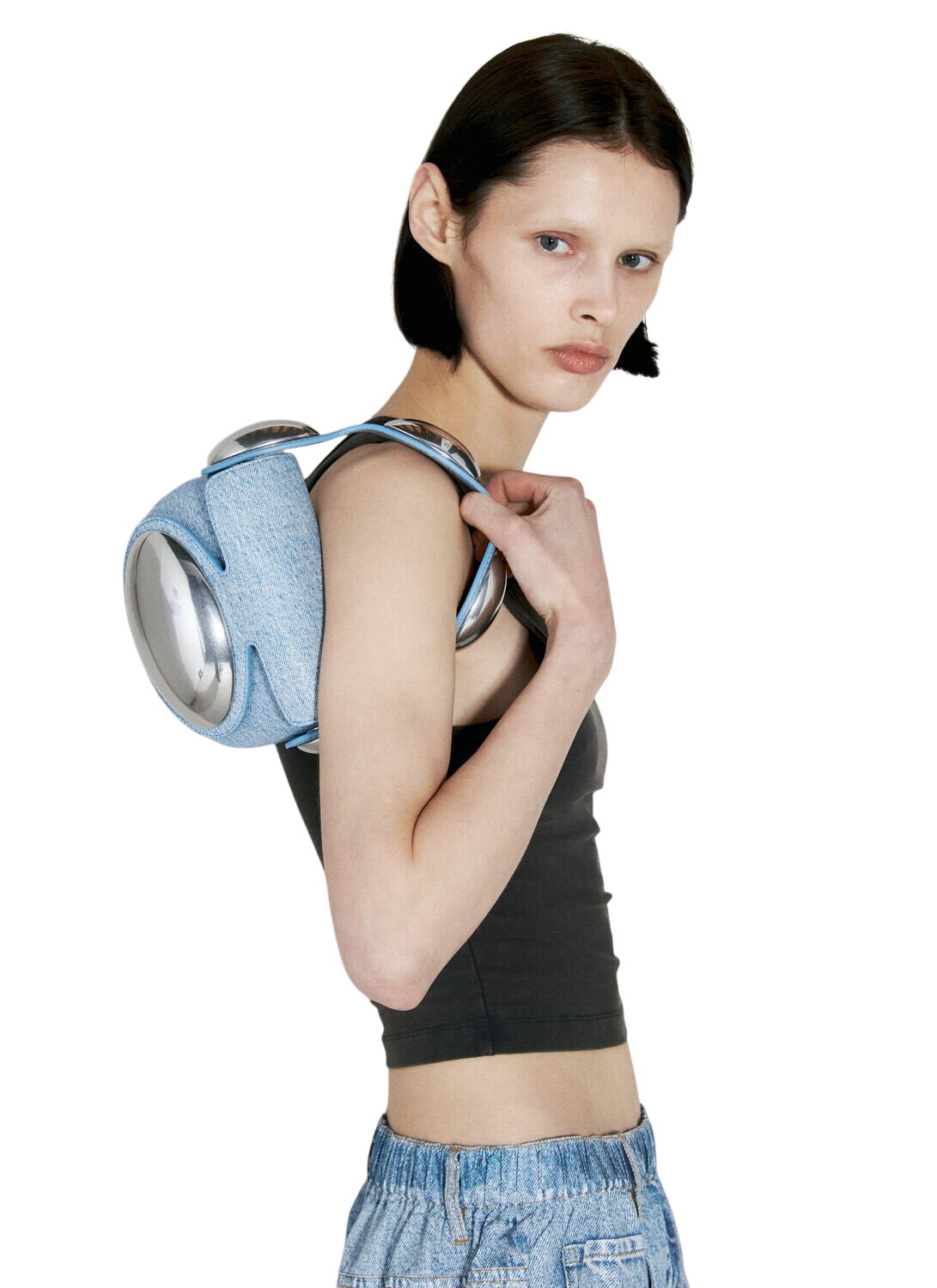 Alexander Wang Black Mini Rockie Ball Stud Bag Alexander Wang