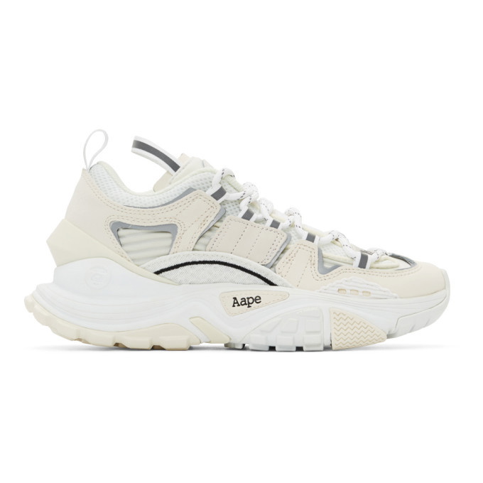 glide browser Genoptag AAPE by A Bathing Ape White and Off-White Dimension Sneakers AAPE by A  Bathing Ape