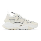 AAPE by A Bathing Ape White and Off-White Dimension Sneakers