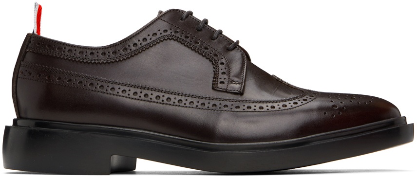 Photo: Thom Browne Brown Rubber Sole Longwing Derbys
