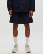 Bstn Brand Logo Pattern Quilted Shorts Blue - Mens - Casual Shorts
