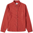 Corridor Men's Recycled Flannel Shirt in Red