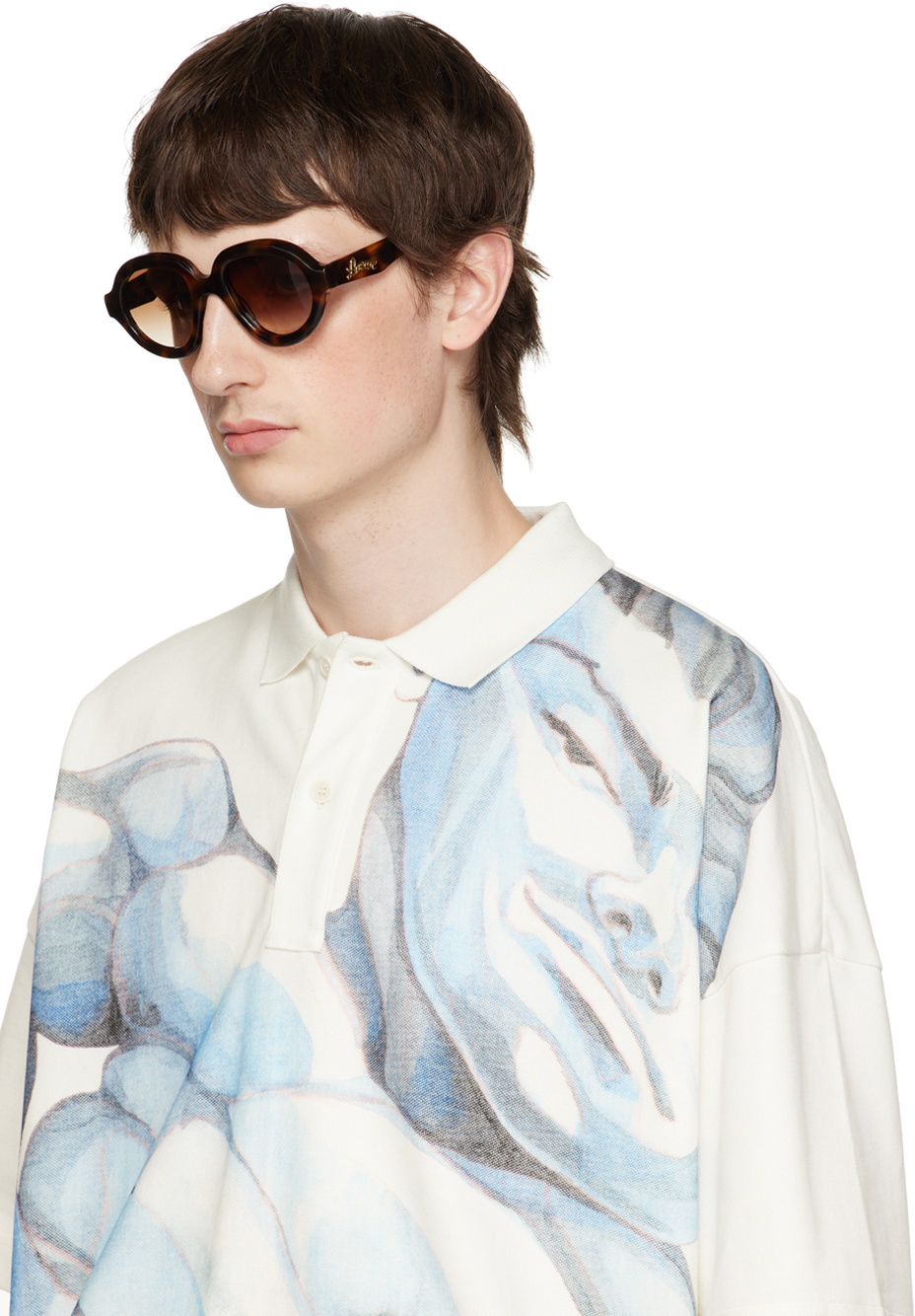 Loewe Tortoiseshell Round Sunglasses Loewe display picture 2
