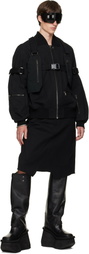 Rick Owens Black Tower Skirt