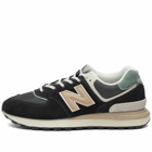 New Balance Men's U574LGFB Sneakers in Black