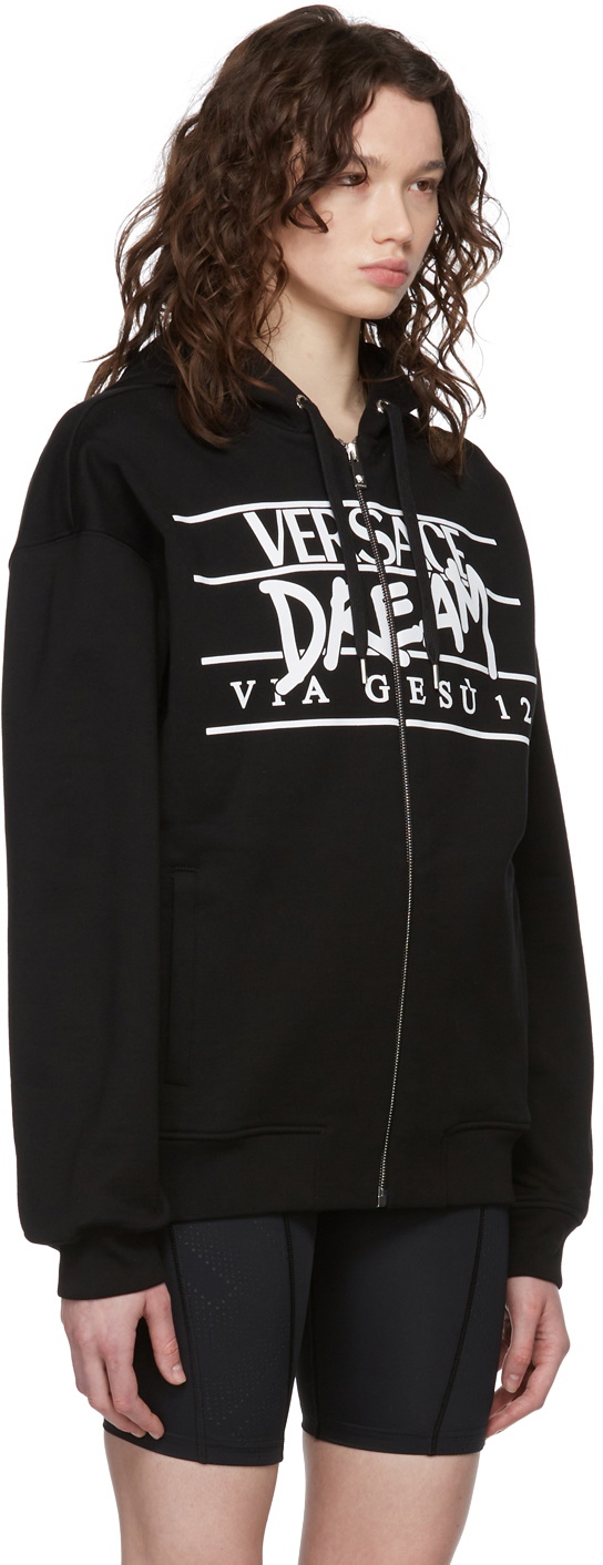 Versace Nautical Logo Hoodie Black