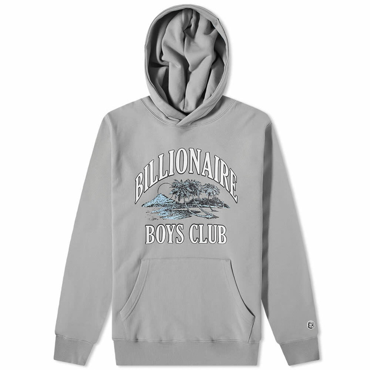 Photo: Billionaire Boys Club Men's Paradise Logo Popover Hoody in Grey