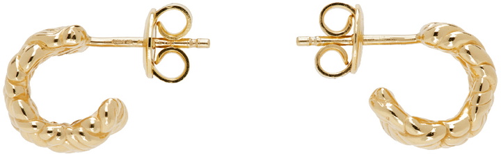 Photo: Bottega Veneta Gold Intreccio Earrings