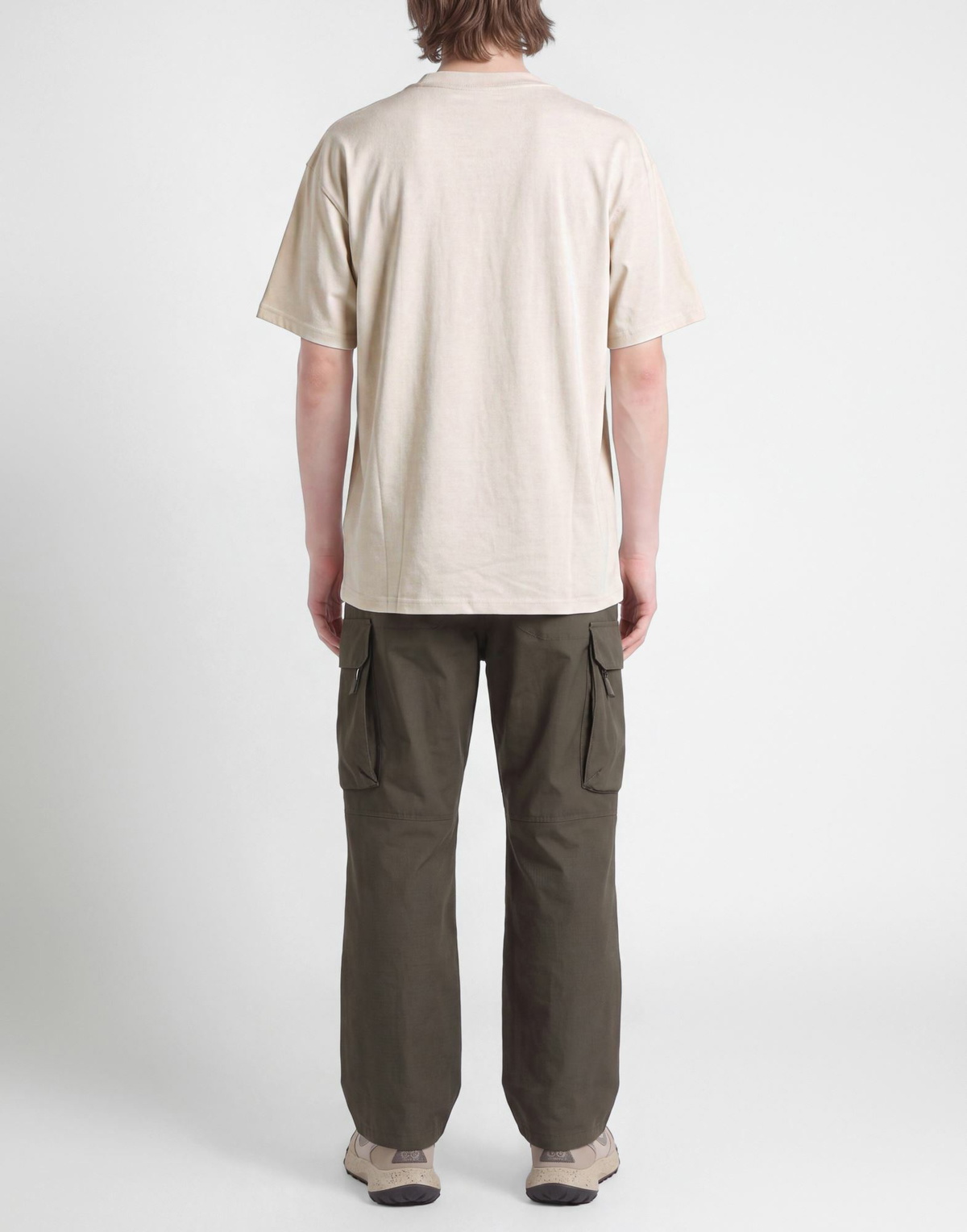 Nike Mens T-shirt in Beige