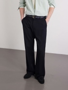 VINNY's - Marcel Suede Loafers - Black
