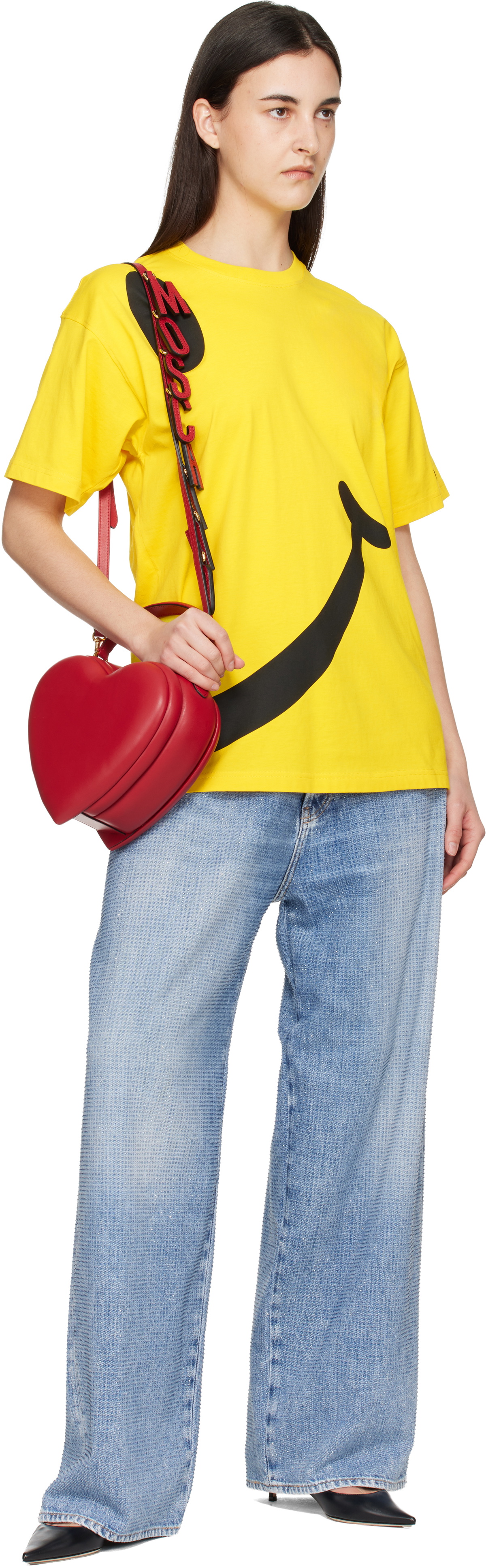 Moschino Red 'Love Me' Bag