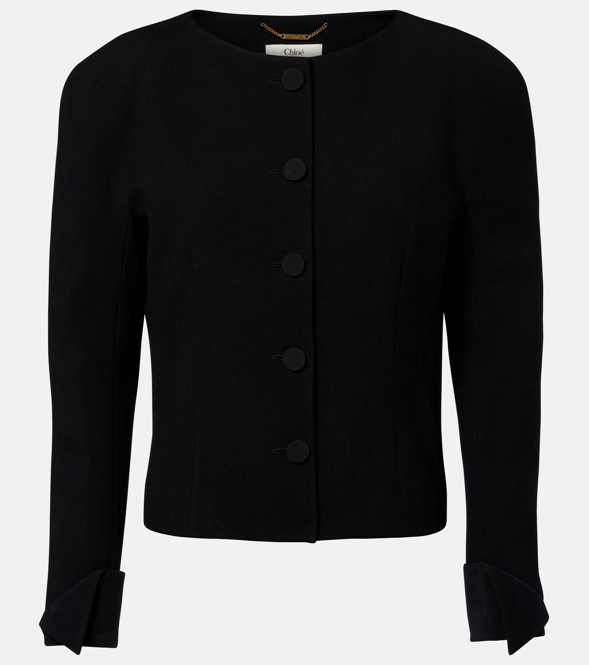 Chloé Virgin wool crêpe cardigan