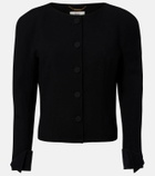 Chloé Virgin wool crêpe cardigan