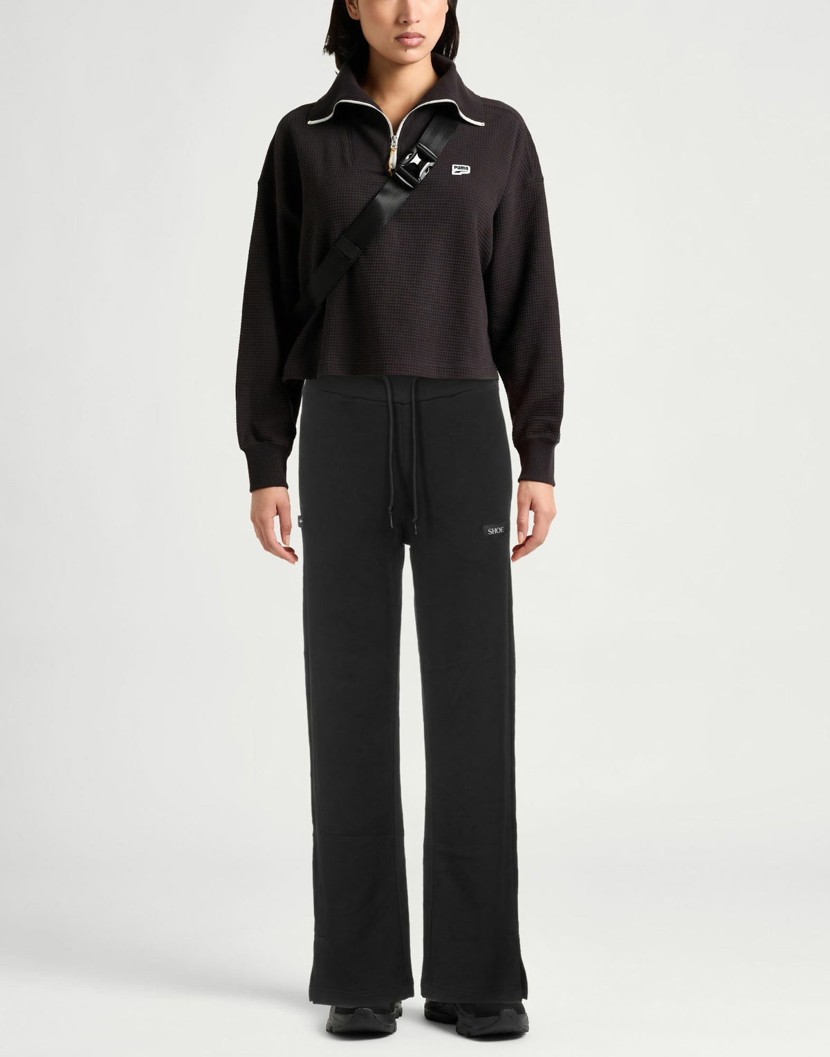Shoe Womens Pants in Black
