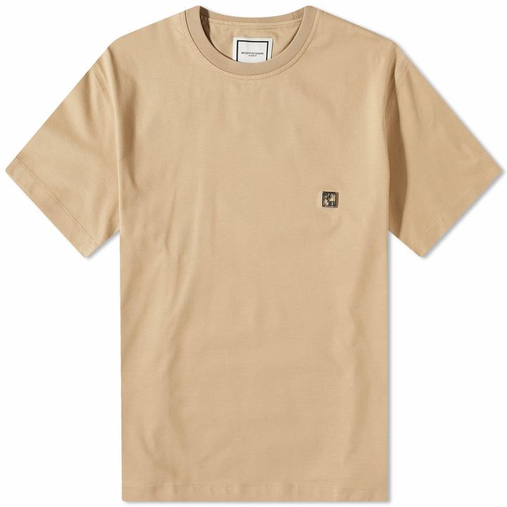 Photo: Wooyoungmi Men's WM Metal Crew Neck T-Shirt in Beige