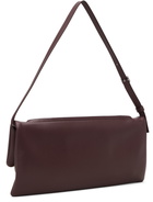 Courrèges Burgundy Cuff Leather Clutch