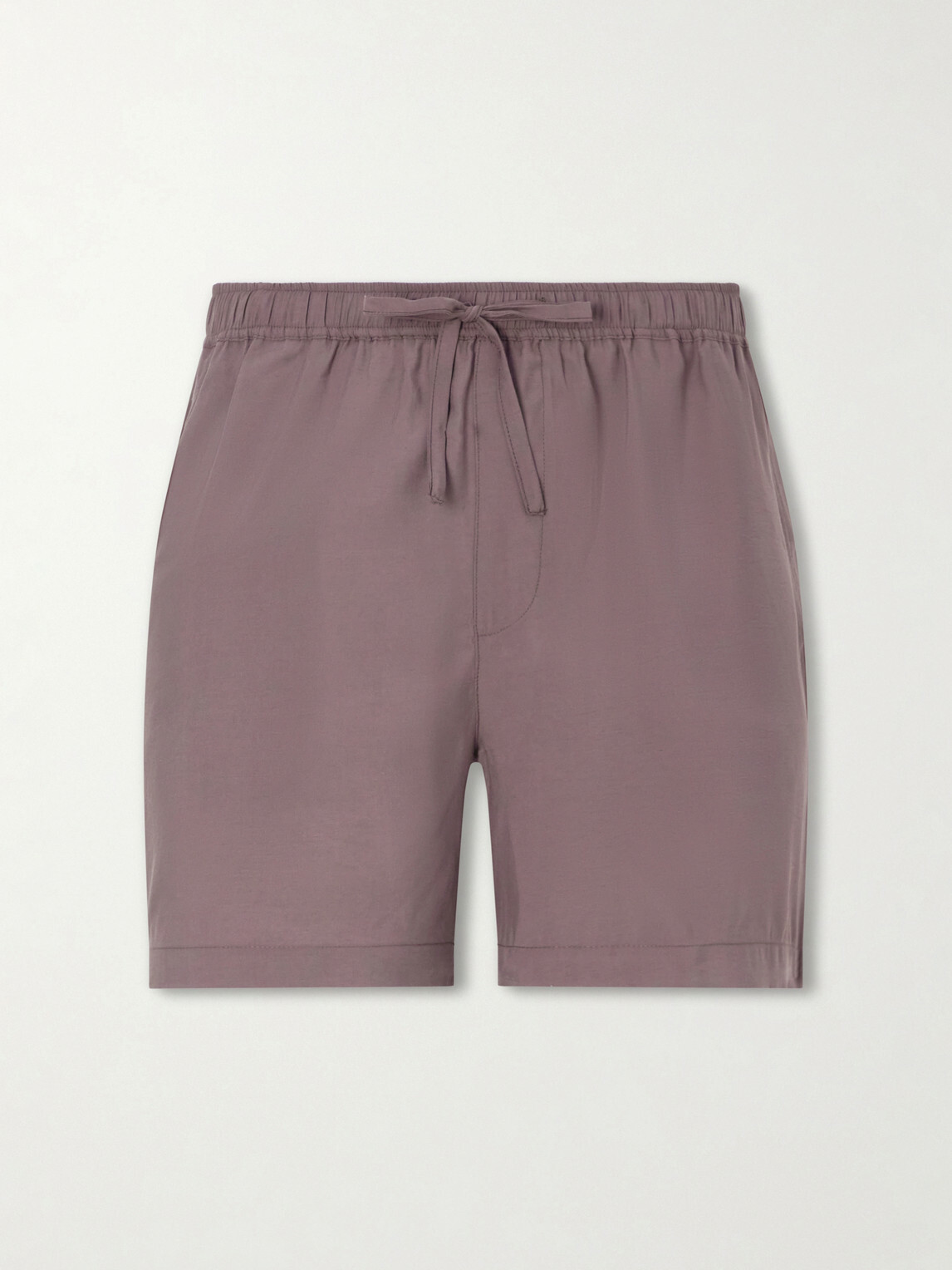 FRAME - Summer Boxer Straight-Leg Shell Shorts - Brown