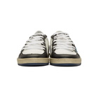 Golden Goose White and Black Ball Star Sneakers