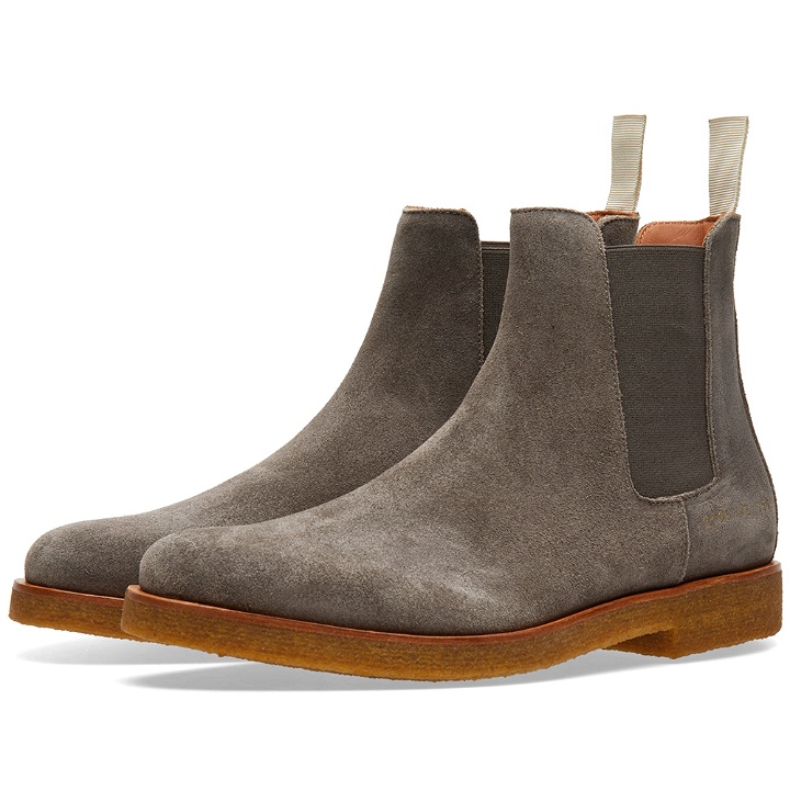 Photo: Common Projects Chelsea Boot Waxed Suede