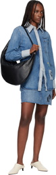 Marni Blue Embroidered Denim Shirt