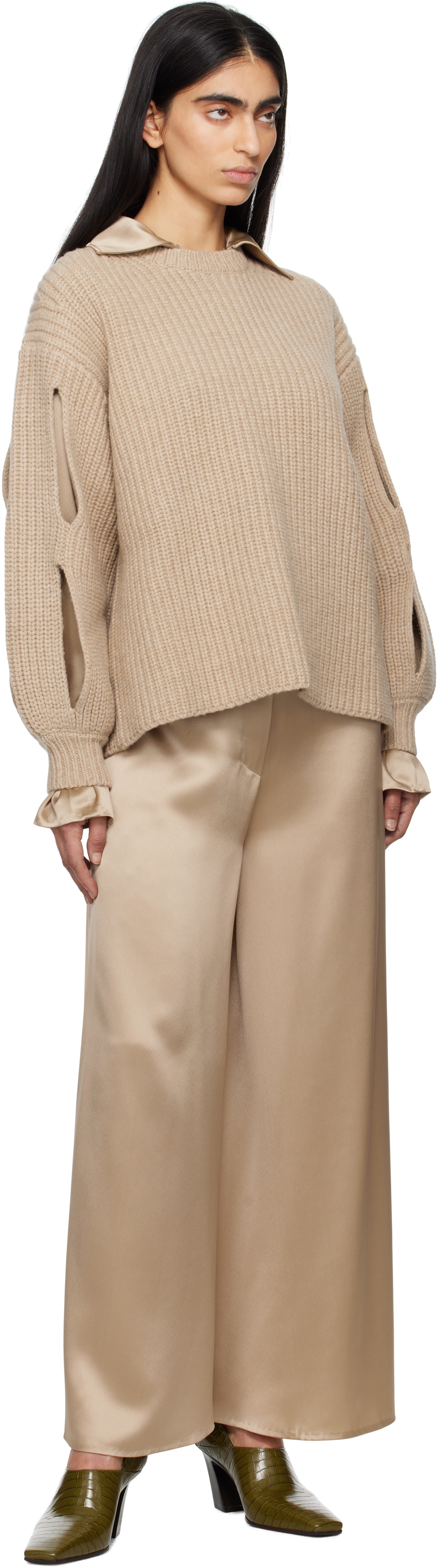 Nanushka Beige Jacint Sweater