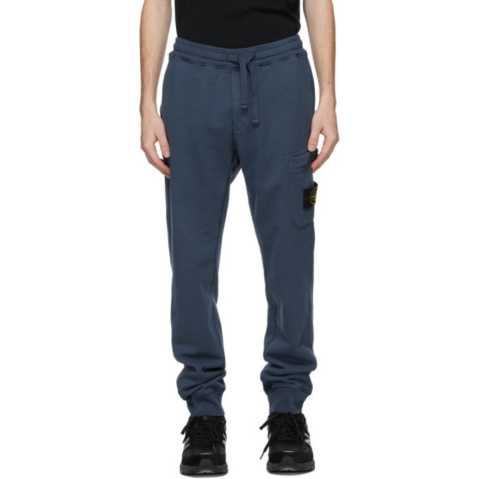 Photo: Stone Island Blue Cargo Lounge Pants