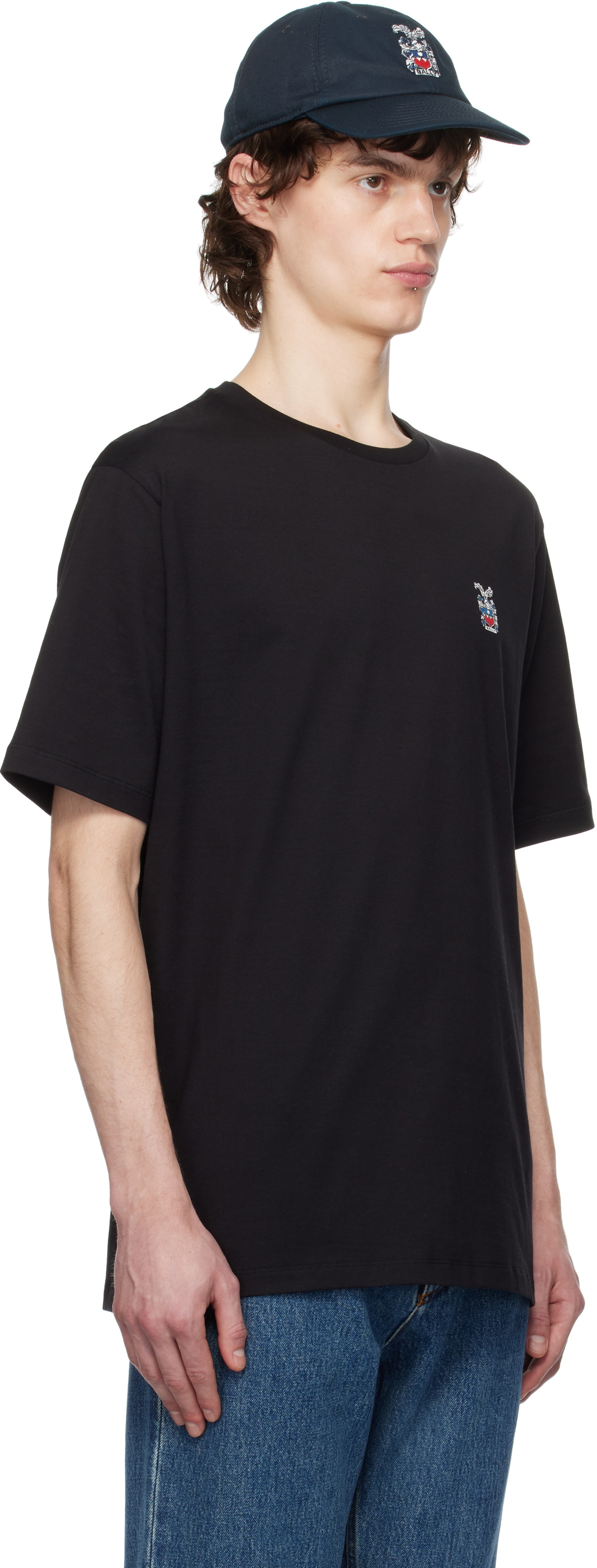 Bally Black Crest T-shirt