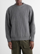 FrizmWORKS - Ribbed Wool-Blend Sweater - Gray