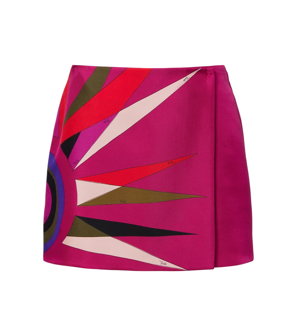 PUCCI Cotton High Waist Wide Long Skirt Emilio Pucci