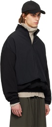 Fear of God ESSENTIALS Black Half-Zip Sweatshirt