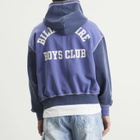 Billionaire Boys Club Men's Oversized College Zip Hoodie in Indigo