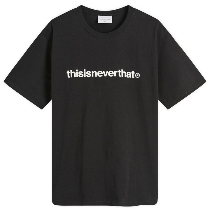 Photo: thisisneverthat Men's T-Logo T-Shirt in Black