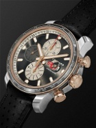 Chopard - Mille Miglia 2021 Race Edition Limited Edition Automatic Chronograph 44mm Stainless Steel, 18-Karat Rose Gold and Leather Watch, Ref. No. 168589-3028