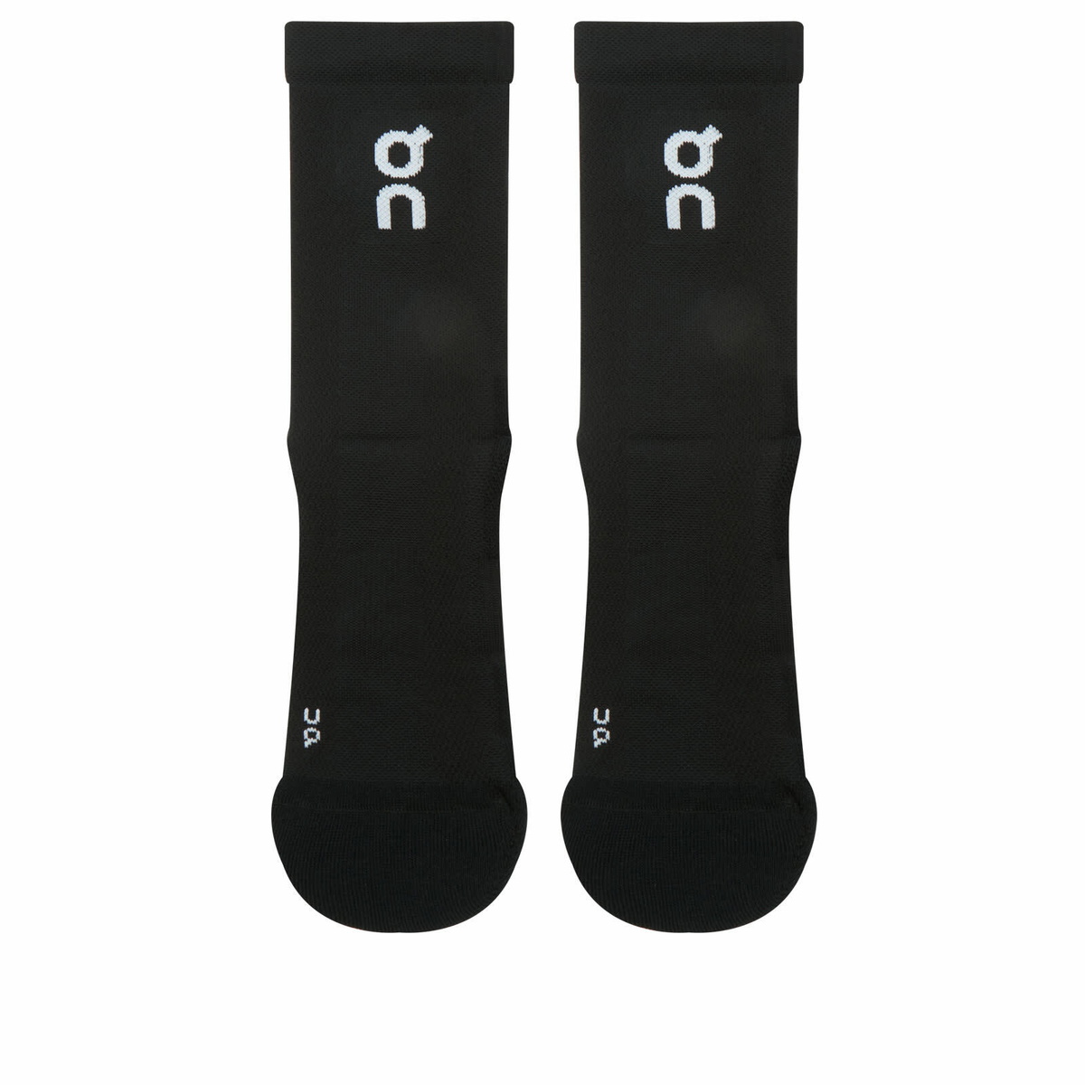 ON Core Run Sock High 2P in Black
