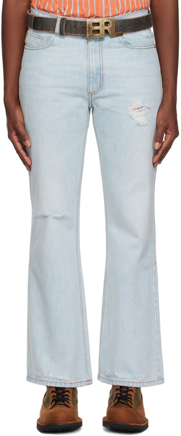 ERL Blue Distressed Jeans ERL
