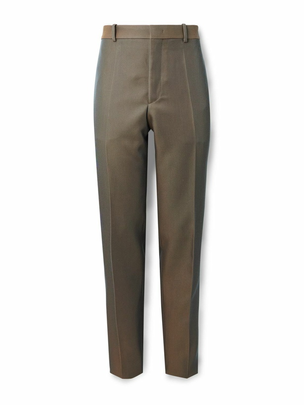 Photo: Jil Sander - Straight-Leg Virgin Wool-Blend Twill Trousers - Neutrals