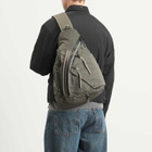 F/CE. Textured Twill 3 Points Slinger Bag in Charcoal 