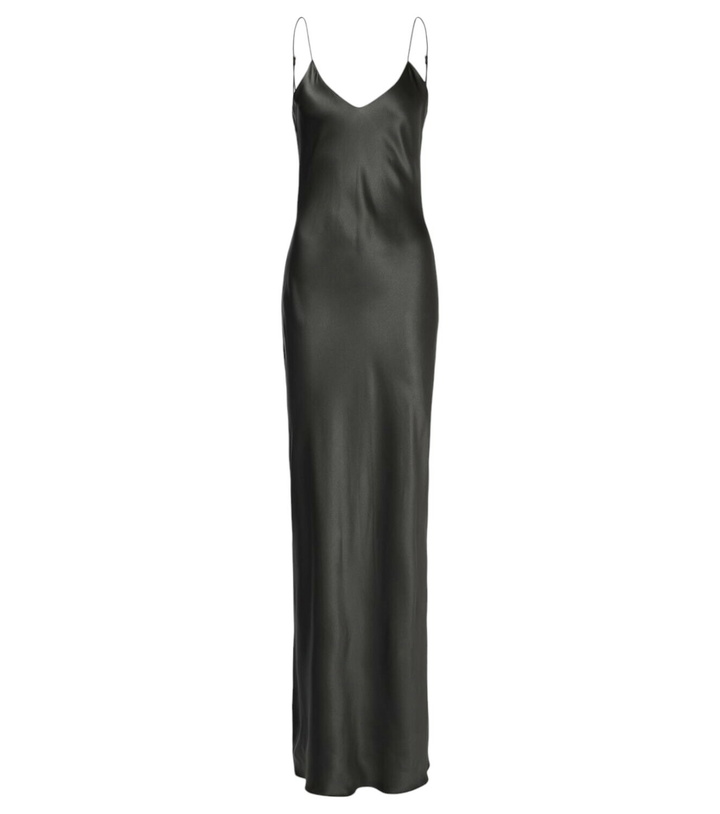Photo: Nili Lotan Silk slip dress